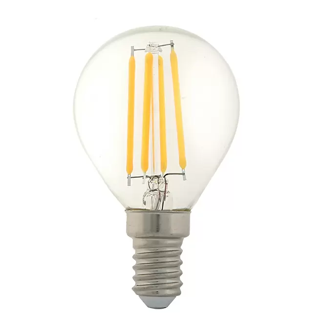 LED G45 filament glass bulb