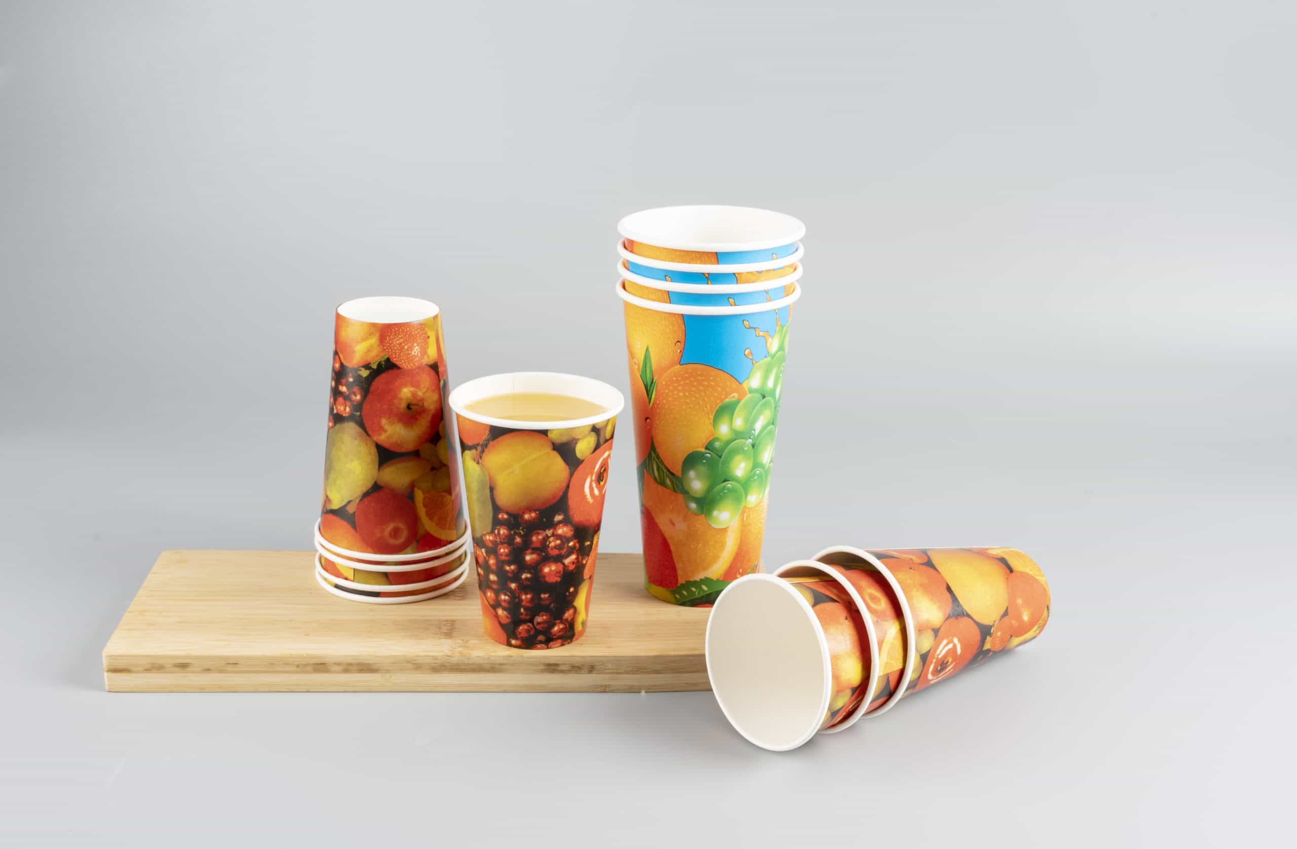 PLA Coated Paper Cup For Juice & Drinks