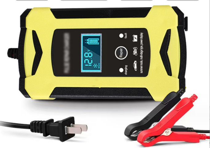 Lead-acid battery charger -12V6A，Digital display