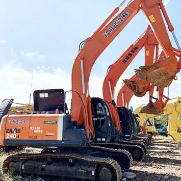 What is the condition of the used excavator engine?