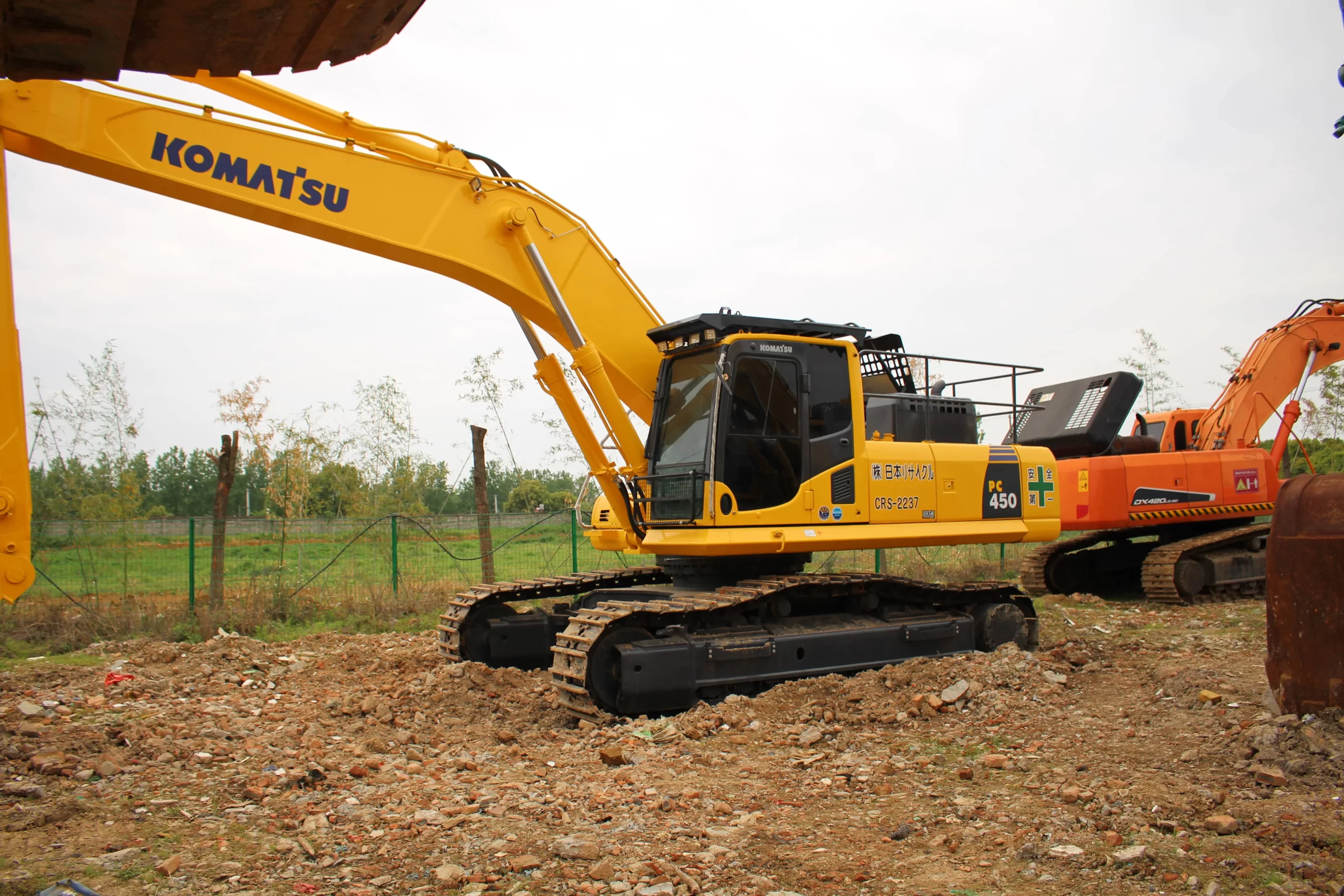 What is the average lifespan of an excavator?