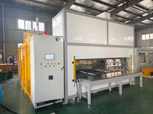 Vacuum chamber helium leak detection system for liquid cooling cold plates
