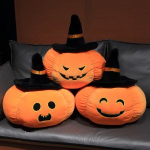 Halloween Monster Plush Pumpkin Pillows