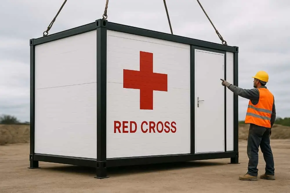 folding container house hospital