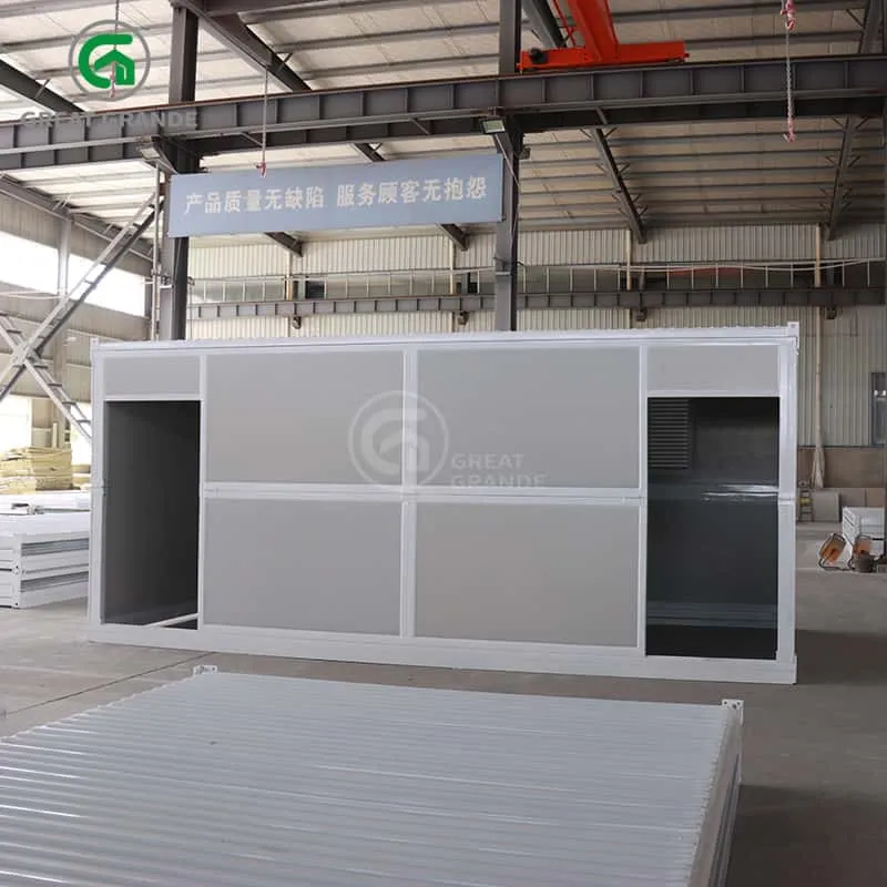 Side Wall Double Door Folding Container House steel anti-theft door Manufacturer