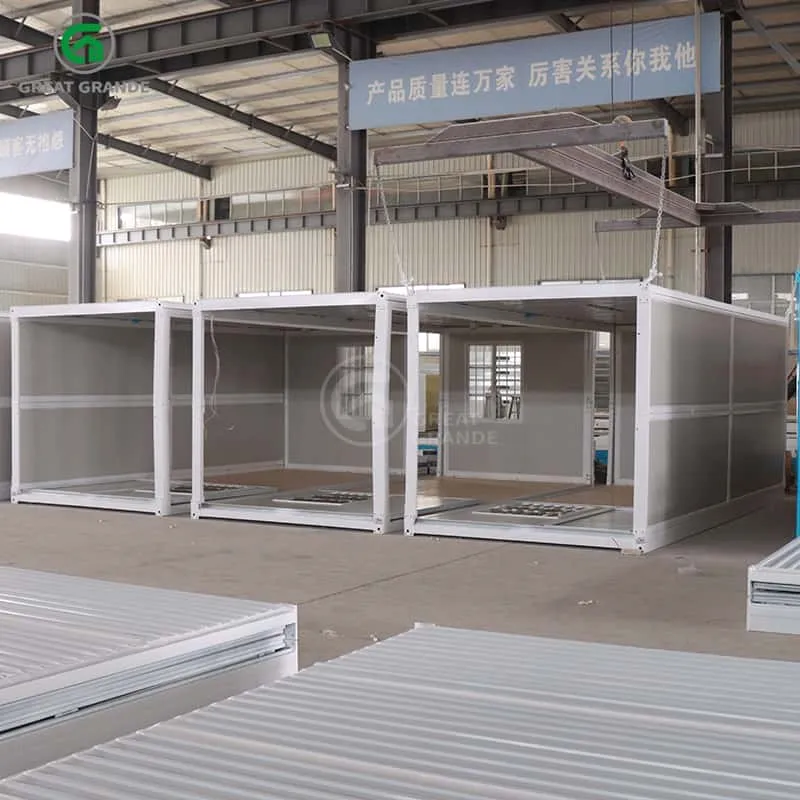foldable container house fireproof glass magnesium plate Manufacturer