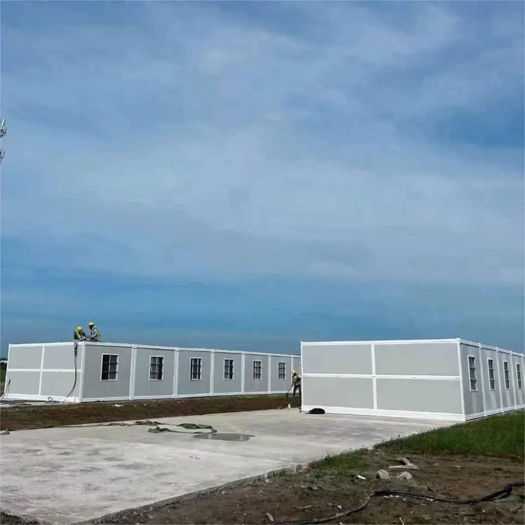 Collapsible Container House application construction site