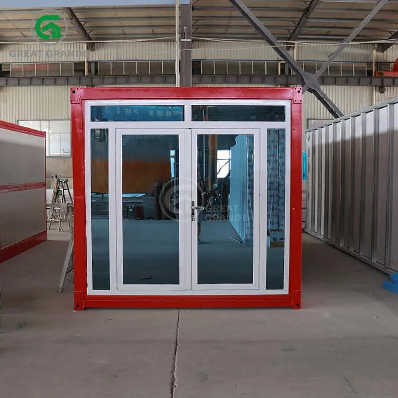 Puerta de vidrio templado para casa contenedor plegable Fabricante