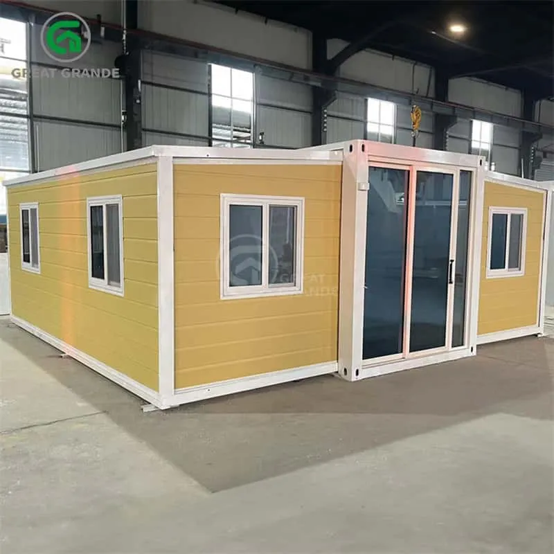 maison de conteneur extensible préfabriquée camping