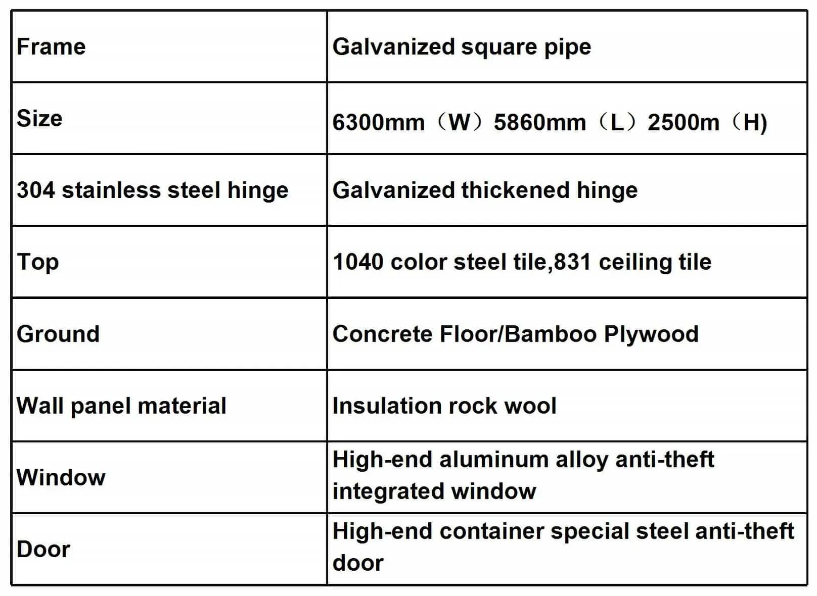 20FT Instant expandable homes Glass Wall Manufacturer