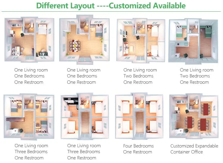 Container Expandable Home layout
