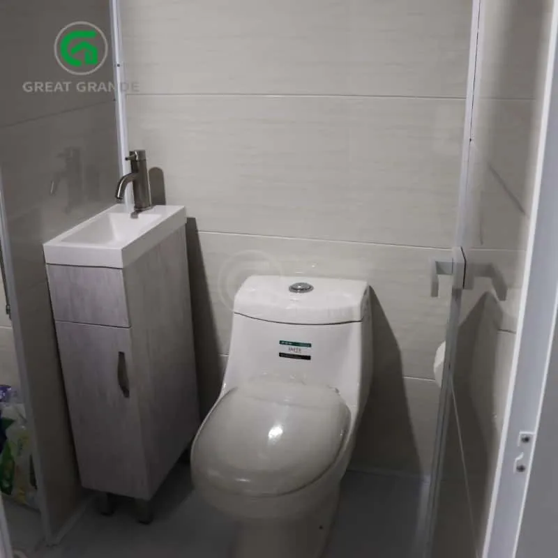 Foldable Office Container bathroom