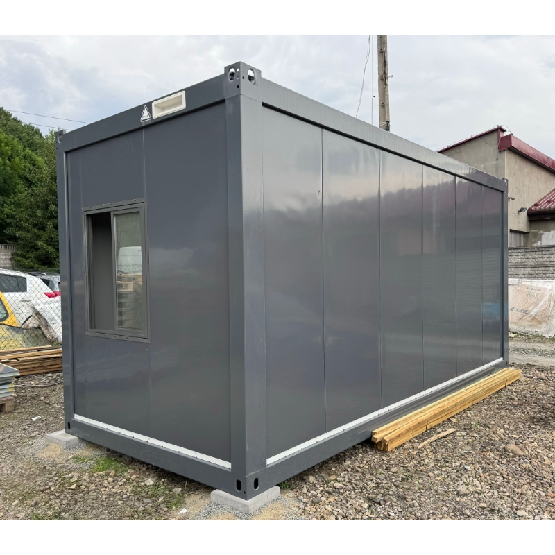 Projeto Flat Pack Container House Grey na fábrica da Tailândia