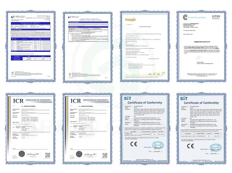 maisons préfabriquées en conteneurs Certifications