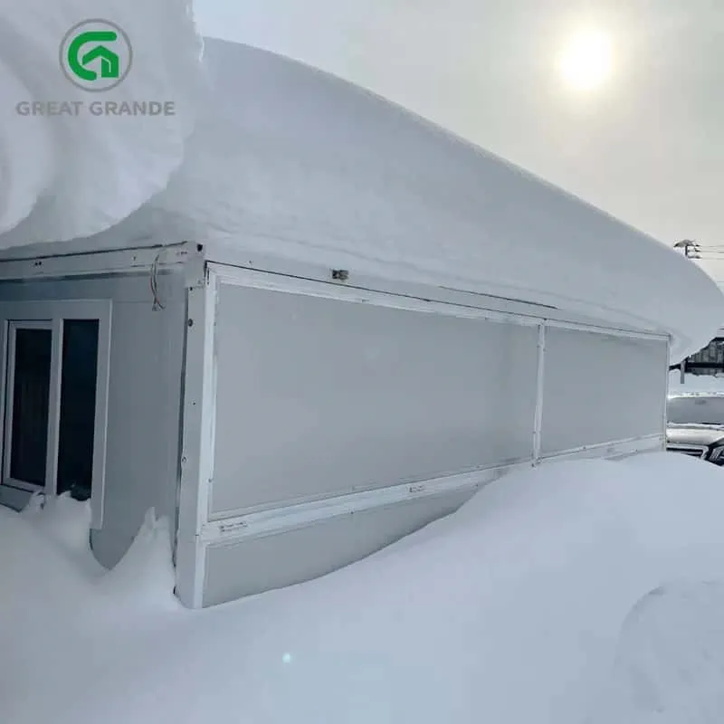 Foldable Modular Homes snow