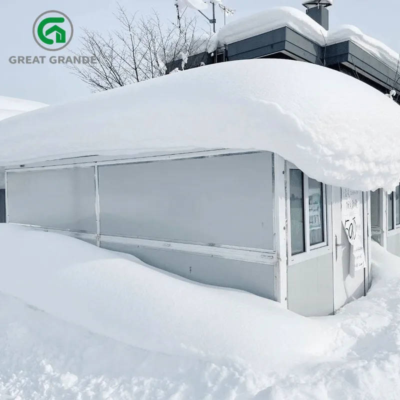 folding modular homes snow