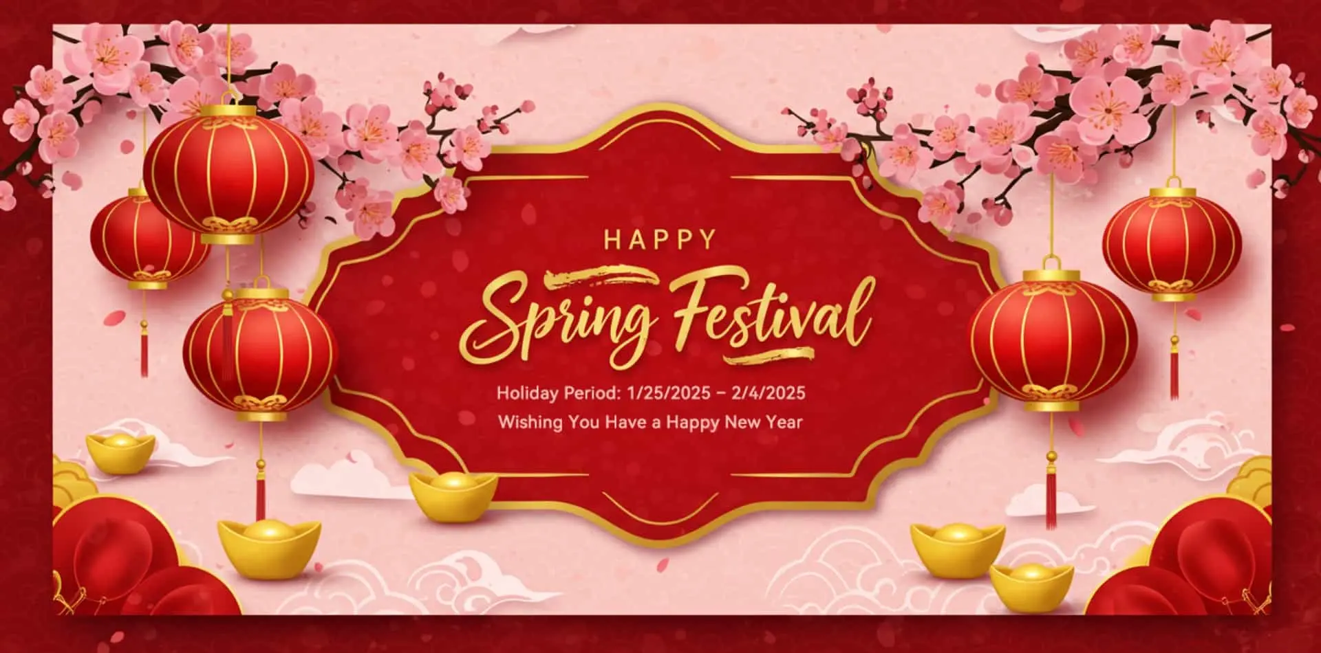 Grande House Spring Festival Holiday Notice