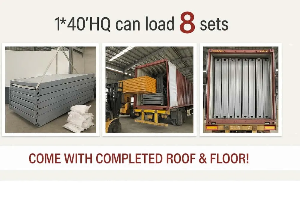 Prefab Office installation and loading steps
