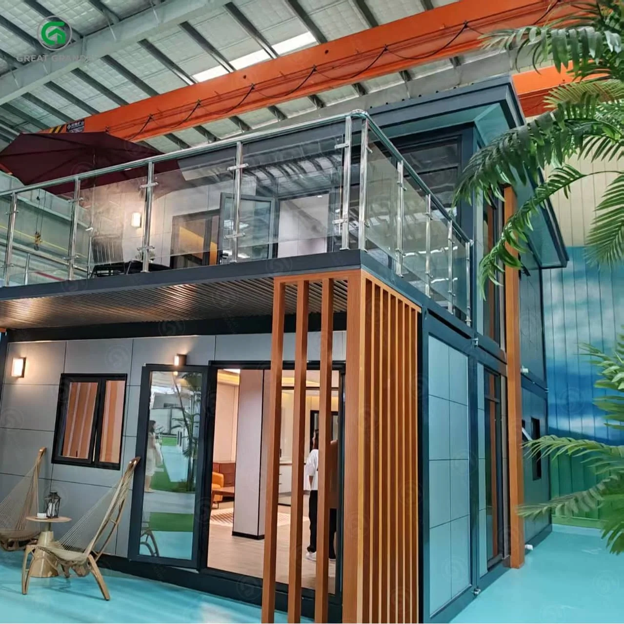 container prefab homes Showroom Factory