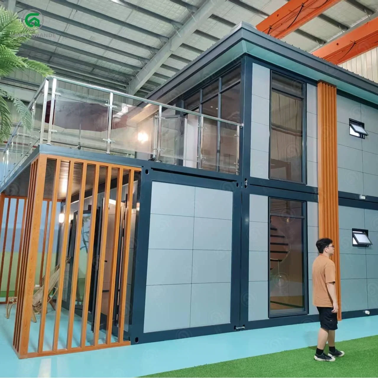 Casas prefabricadas de contenedores, villas vacacionales Fábrica