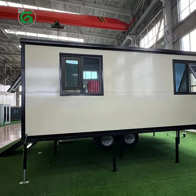 Expandable Trailer House Remote Site Offices Factory