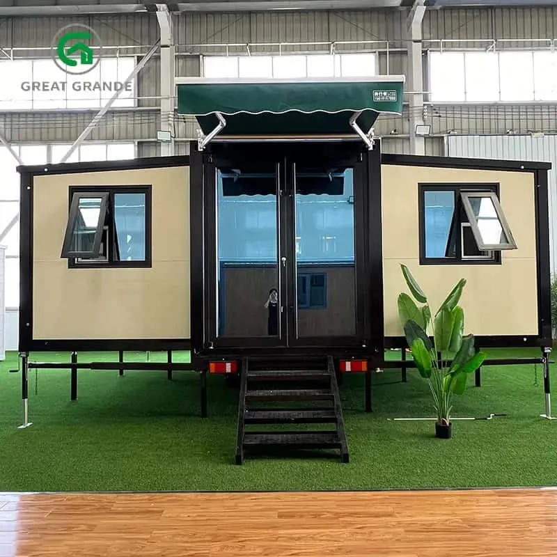 Expandable Trailer House Temporary Housing Factory
