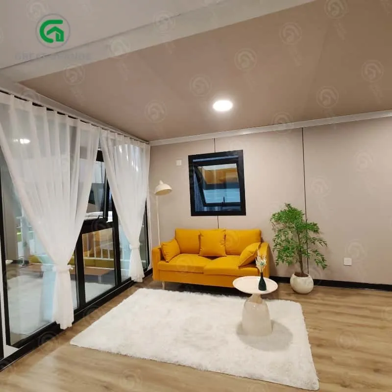 Expandable Trailer House living room