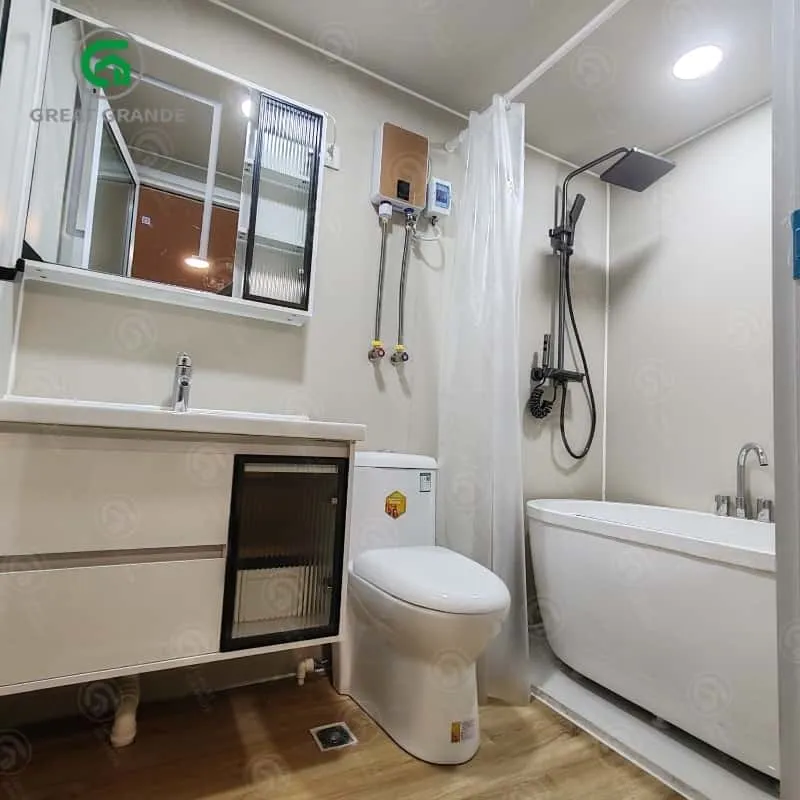 Expandable Trailer House bathroom