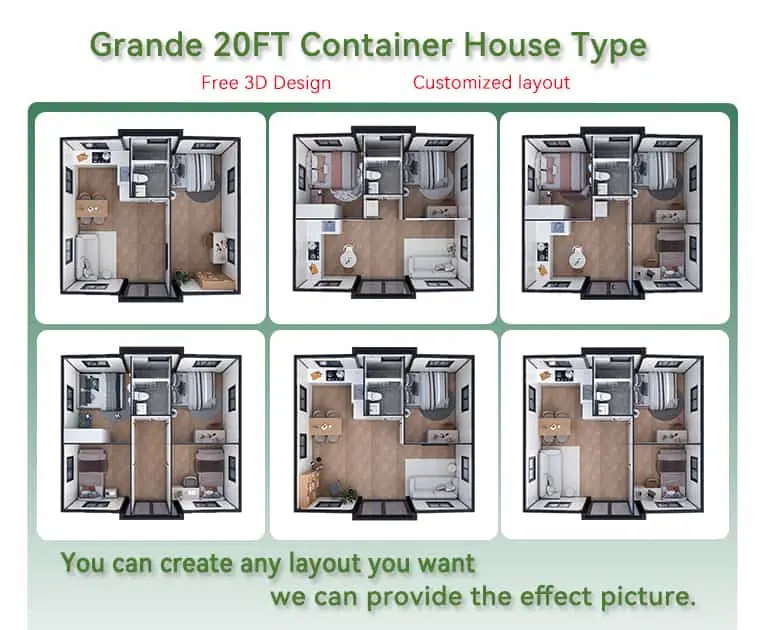 Foldable Modular Home Layout