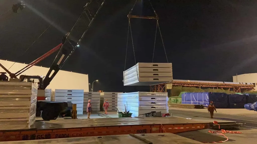 Temporary Container House transprt