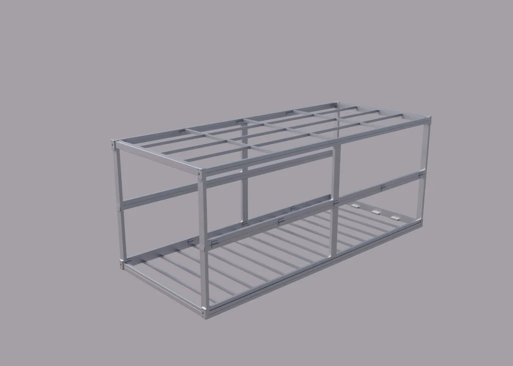 temporary container house frame