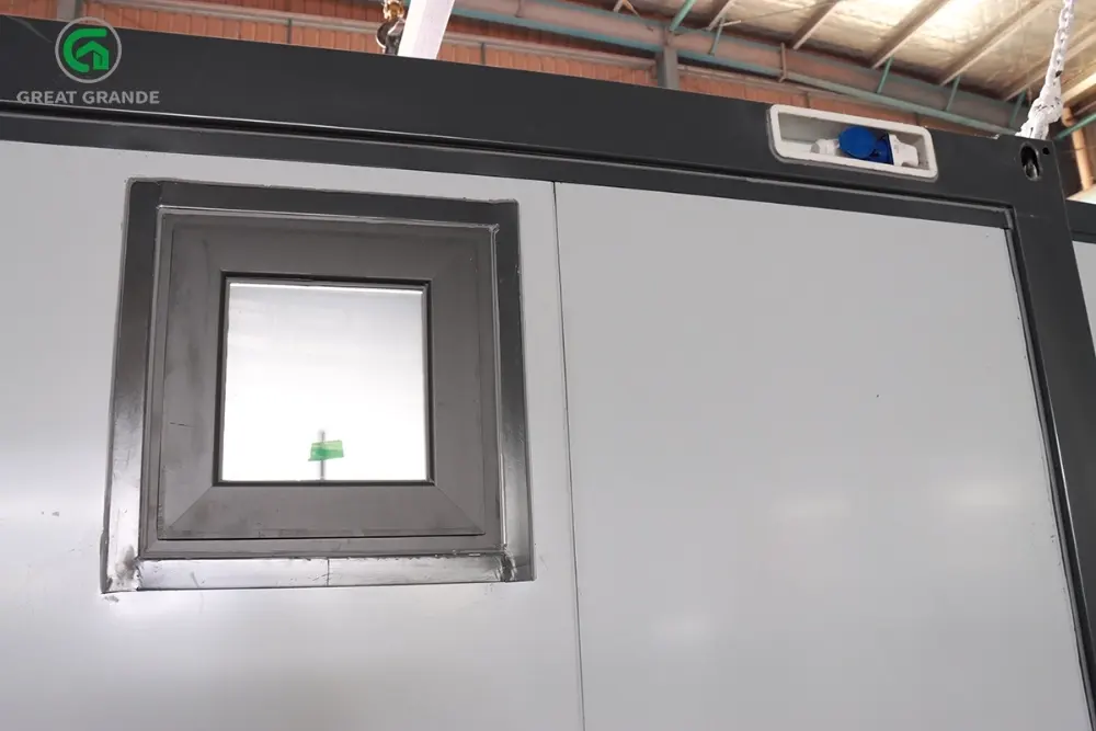 Container house electricity connection