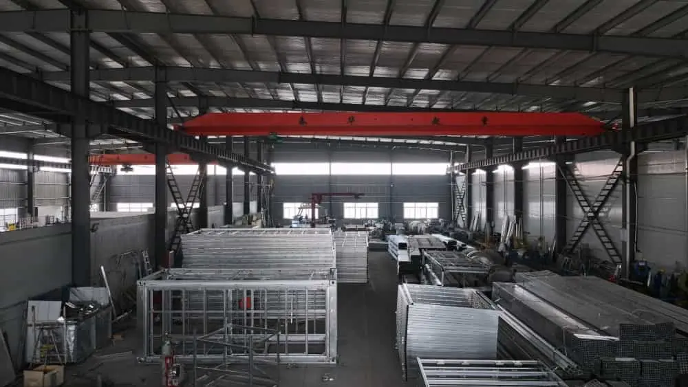 مخزون المواد الخام من الفولاذ المجلفن لإنتاج المنازل القابلة للطي