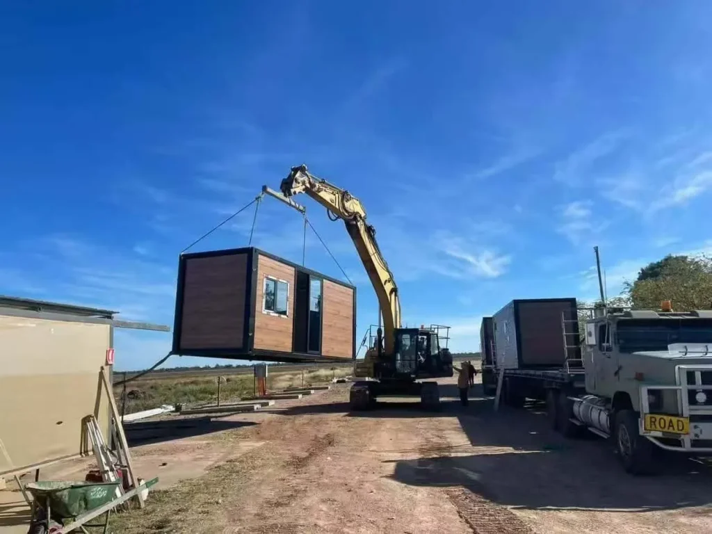 Fábrica de casas contêineres de 20 pés