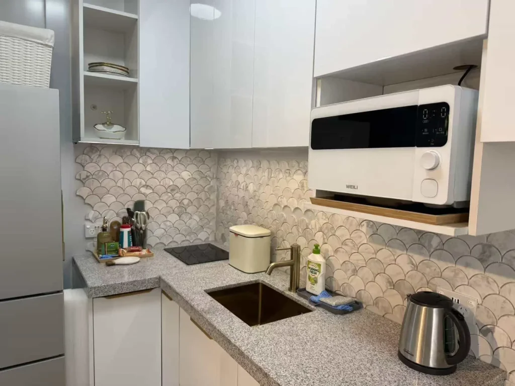 Armarios en forma de L para casas ampliables