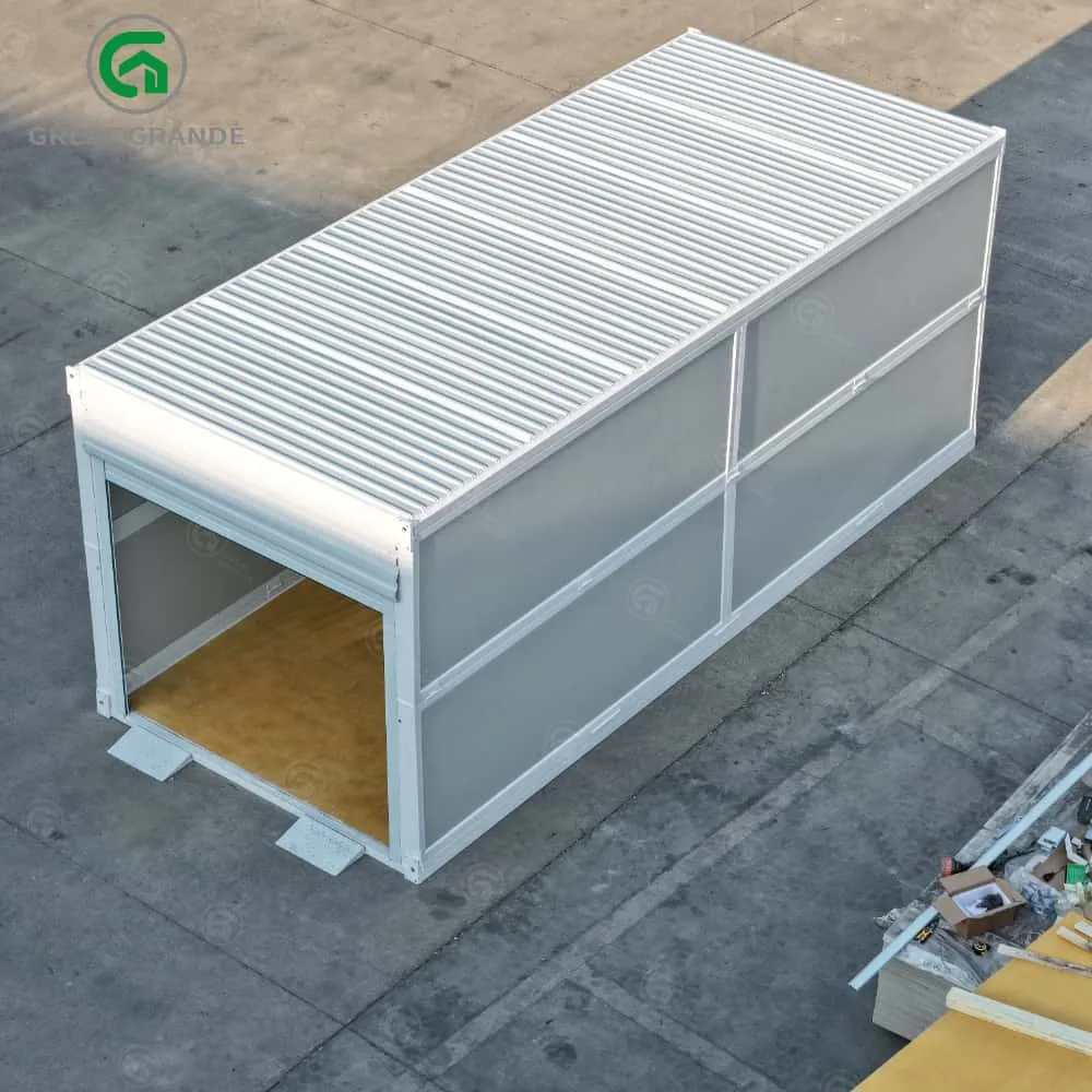 Maisons conteneurs de luxe, garage mobile d'usine