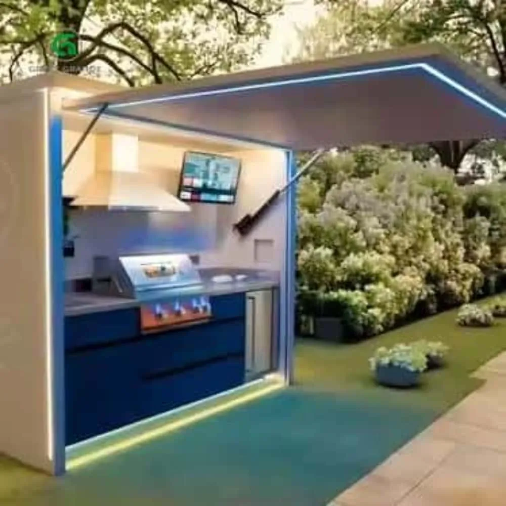 Portable outdoor kitchen Outdoor Bar Kiosk factory