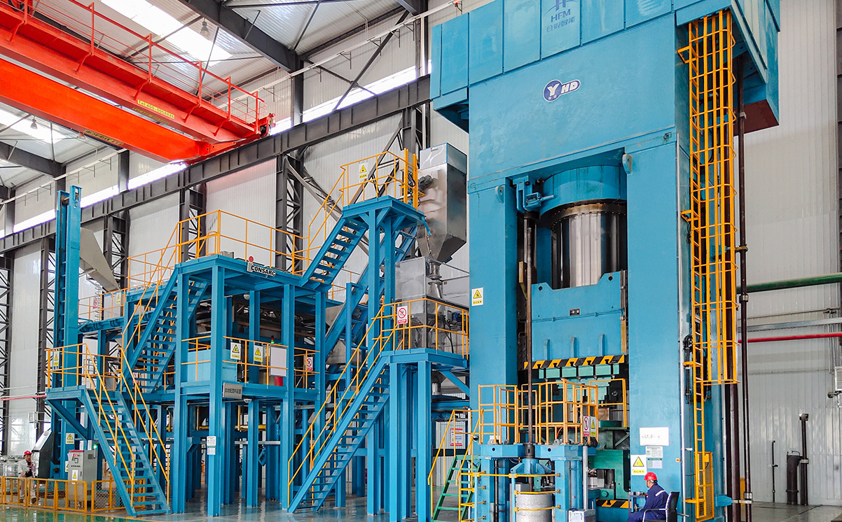 Linea di produzione automatica di spugna di titanio