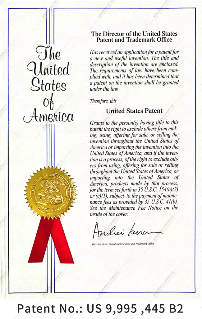 Patent certificate 09