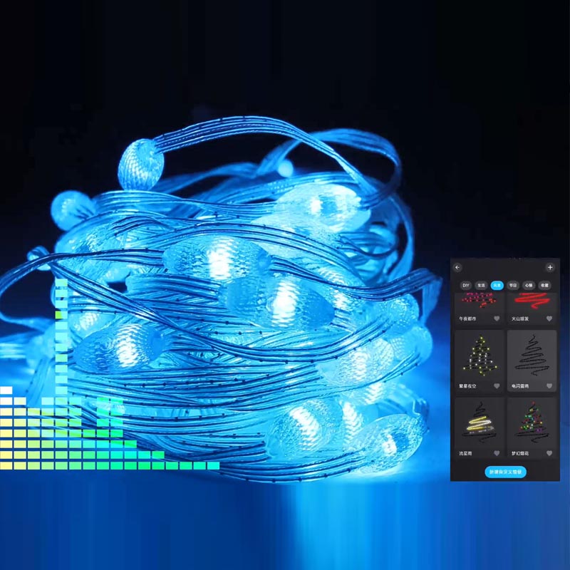 Remote controlled LED string lights manufacture