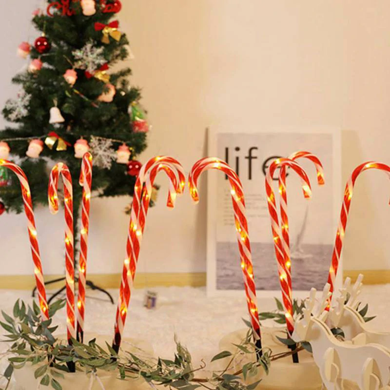 Christmas Candy Cane Pathway Markers Lights manufacturer(5)