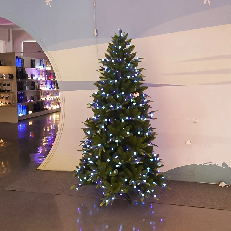 Fio de luz LED azul para árvore de Natal para uso externo
