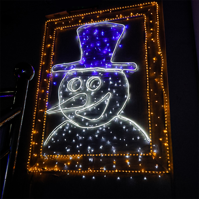  LED-Muster, dekoratives Licht, Weihnachten, Hochzeit, Witz-Bilderrahmen-Lampe