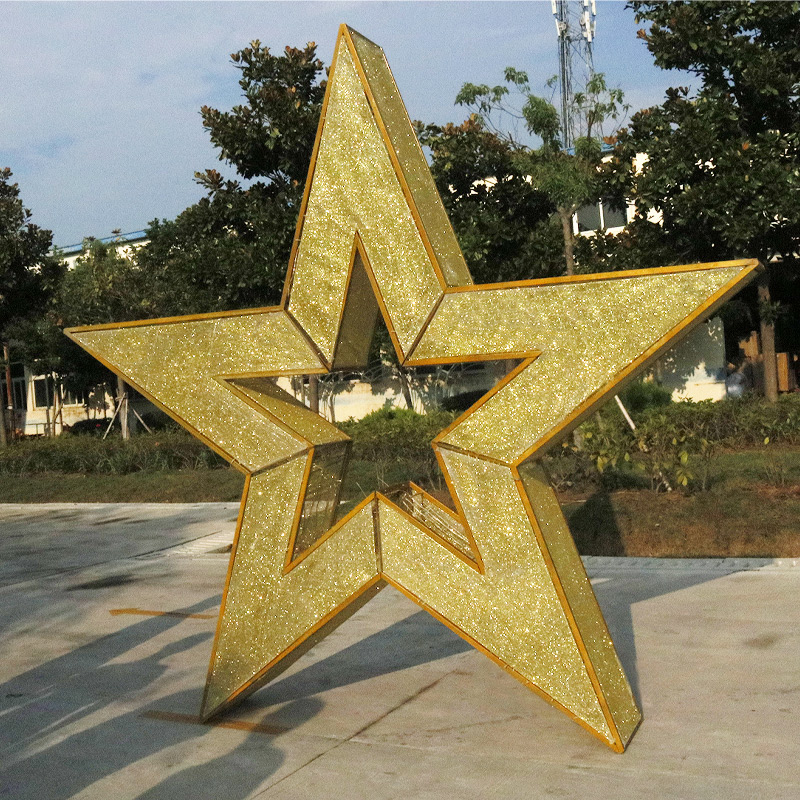 La estrella de la decoración de la Navidad enciende las luces llevadas 3D del motivo de la Navidad del marco de aluminio de las luces de la estrella de los 0.84M 24V