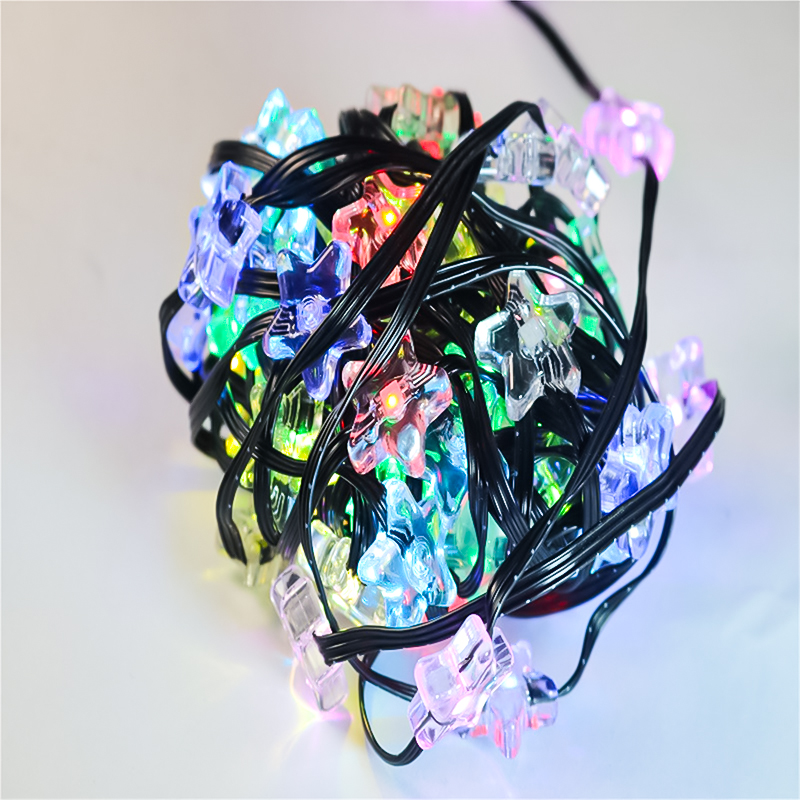 Christmas USB copper Wire Light String APP Remote Controlled RGB Point Control Symphony Decorative Fairy string lights