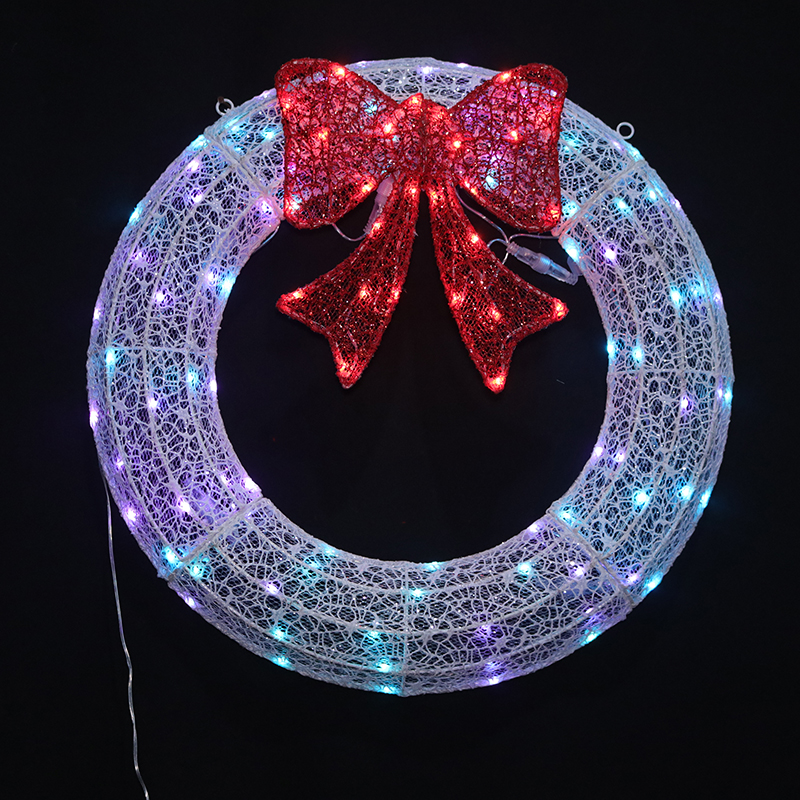 Guirlande lumineuse à LED avec tissu à guirlandes