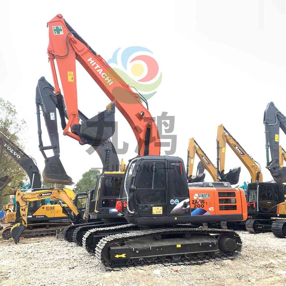 Second Hand Hitachi ZX200 Used Excavator for Sale | jiuhong