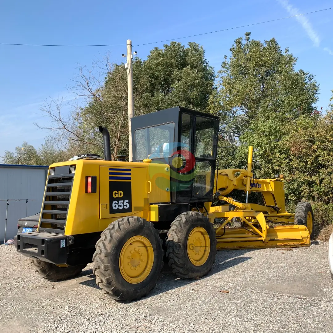 used komatsu grader pc655 for sale