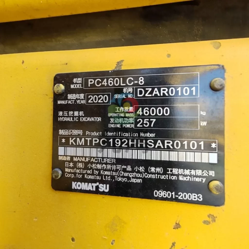 secondhand komatsu pc460 excavator for sale