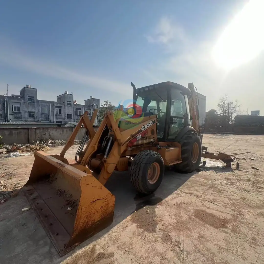 used case590 backhoe laoder supplier in china